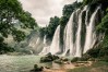 Ban Gioc Waterfall, Ban Gioc Waterfall in Cap Bang