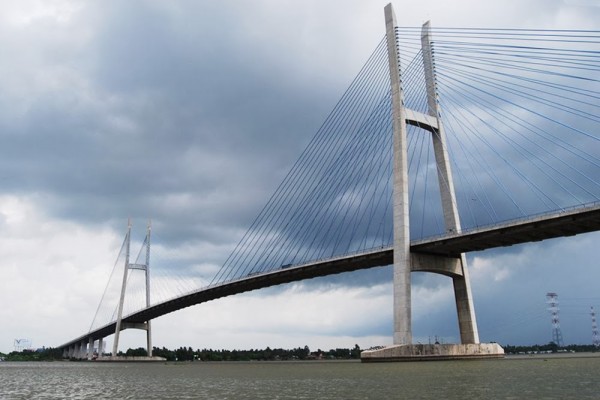 My Thuan Bridge, Vinh Long, Vinh Long Tour