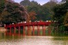 The Huc Bridge, Hoan Kiem Lake