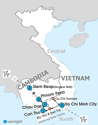 9 Days Tour Best of South Vietnam & Cambodia