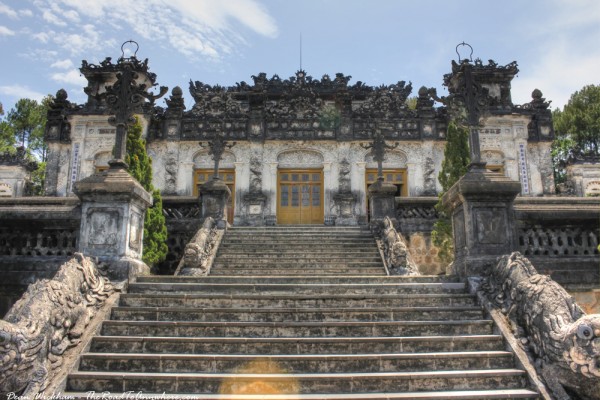 Khai Dinh Tomb, Khai Dinh Tomb in Hue, Hue Boat Trip, Hue Travel