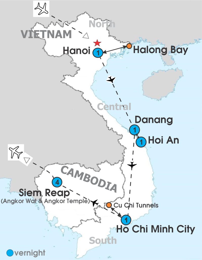 9 Days Best of Vietnam & Angkor Complex