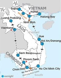 Best of Indochina: Vietnam – Cambodia – Laos
