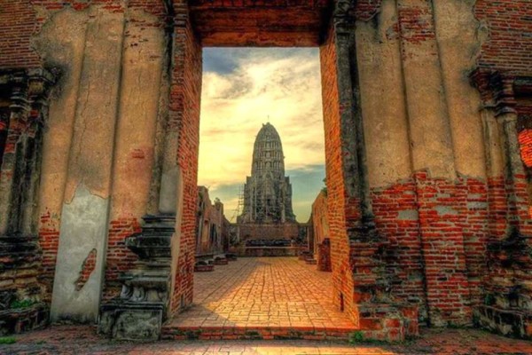 Wat Ratchabura, Ayuthaya, thailand