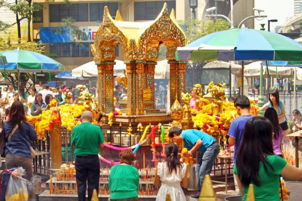 Erawan Shrine Temple, Bangkok, Thailand
