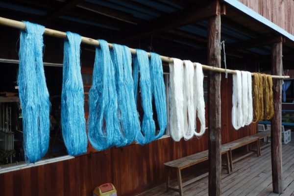 lotus fabric, Inle Lake, Myanmar