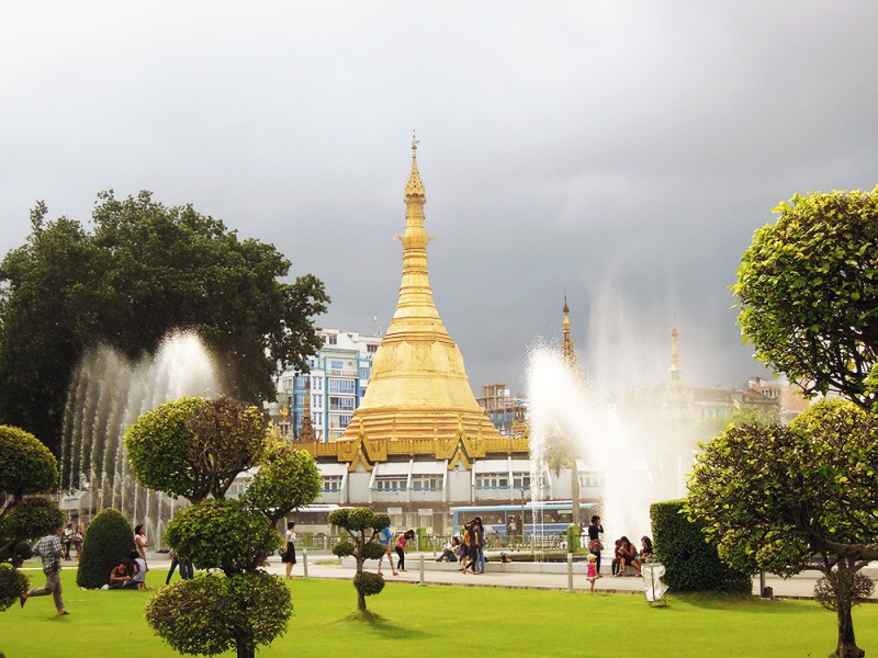 Mahabandoola Park, Yangon, Myanmar