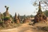 Shwe Inn Thein pagoda, Inle Lake, Myanmar