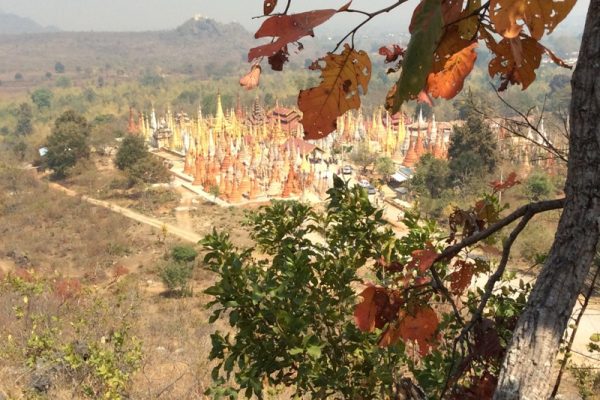 Shwe Inn Thein pagoda, Inle Lake, Myanmar