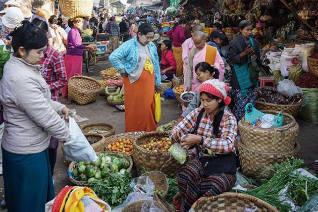 the Local Markets in Yangon